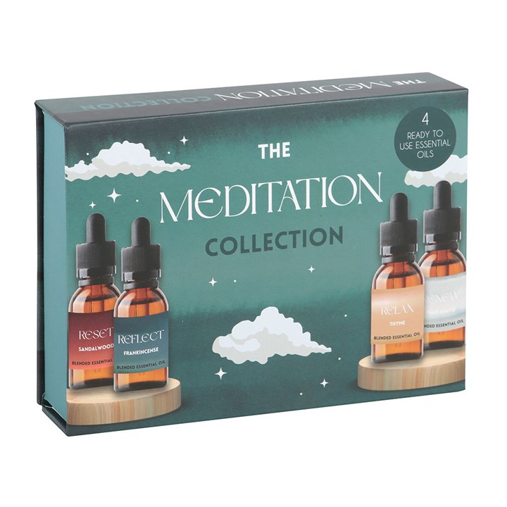 The Meditation Collection Blended Essential Oil Set, image 1 of 4