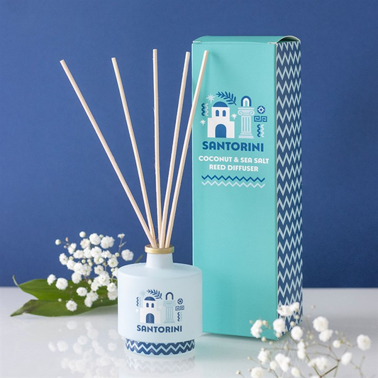 Santorini Coconut & Sea Salt Reed Diffuser, image 1 of 5