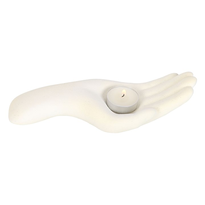 Open Hand Tealight Holder, image 2 of 5