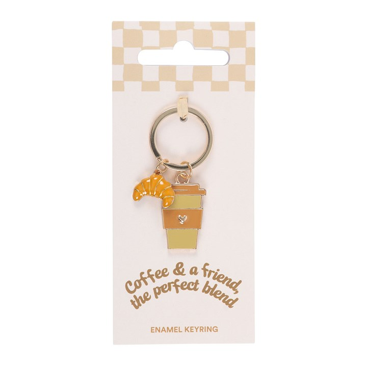 Coffee and a Friend Keyring, image 3 of 5