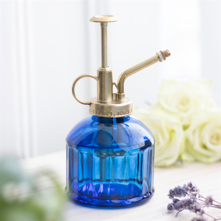 Small Blue Glass Plant Mister, image 5 of 5