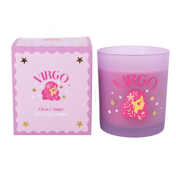 Zodiac Zest Virgo Citrus & Ginger Candle, image 3 of 5