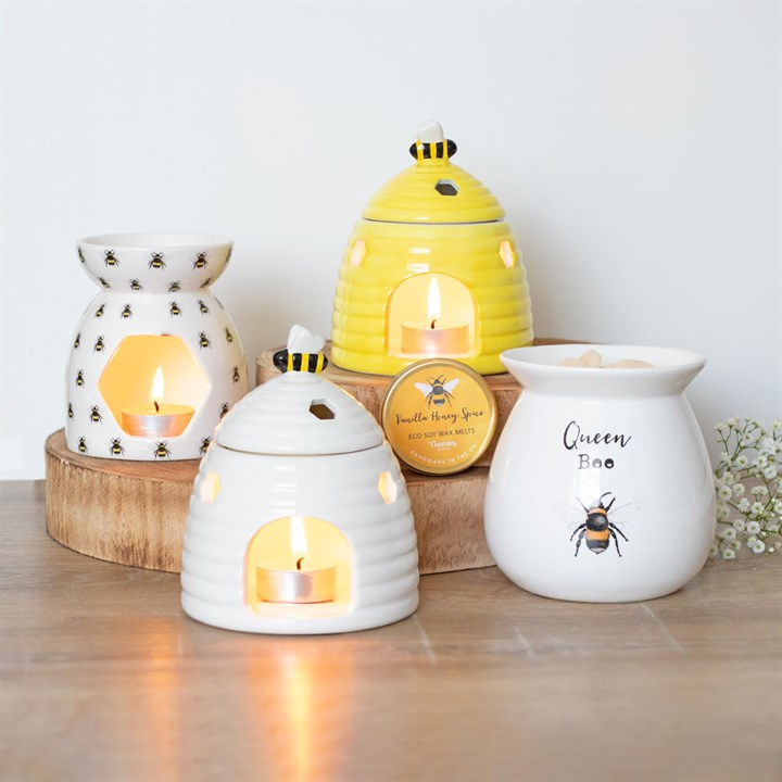 All Over Bee Print Oil Burner, image 4 of 5
