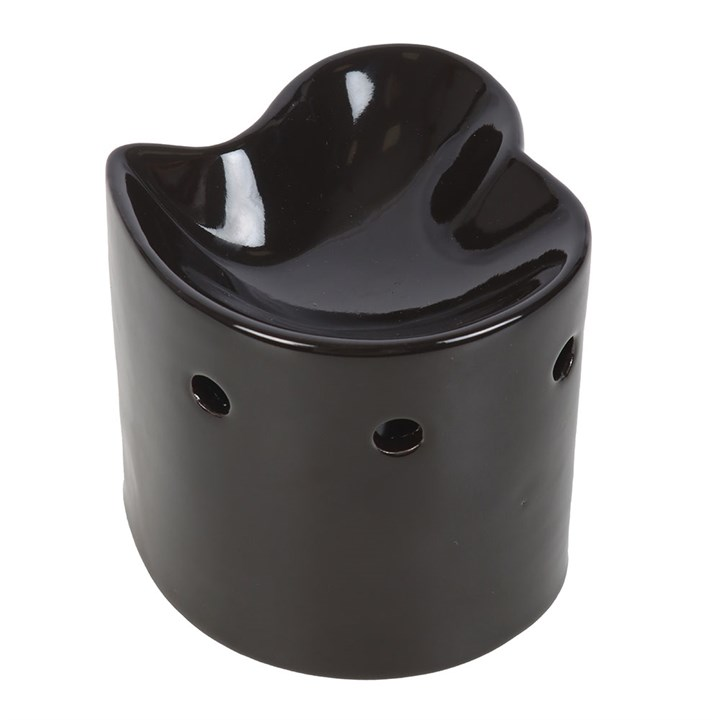 Black Heart Oil Burner and Wax Warmer, image 3 of 5