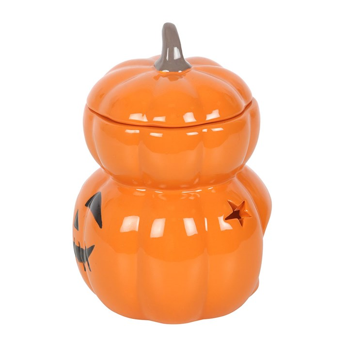 Stacked Pumpkin Oil Burner and Wax Warmer, image 4 of 5
