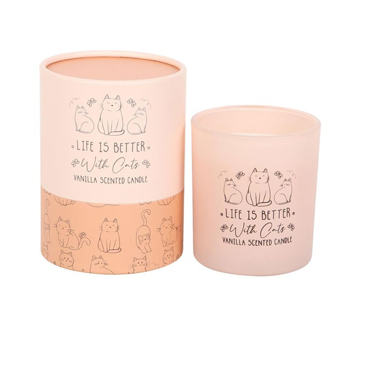 Life Is Better With Cats Vanilla Candle, image 2 of 4