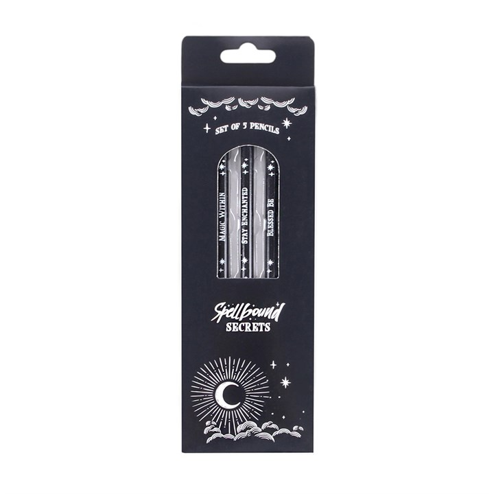 Pack of 5 Spellbound Secrets Pencils, image 3 of 5