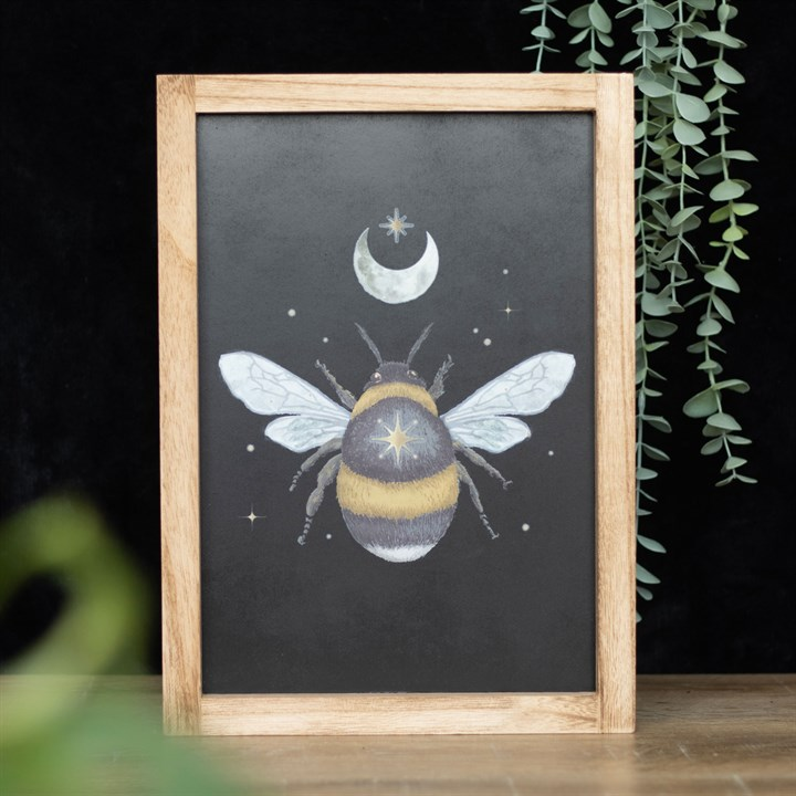 Forest Bee Framed Wall Print, image 1 of 4