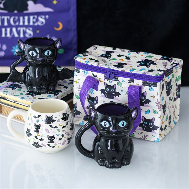 Cute and Creepy Bat Cat Mug, image 5 of 5