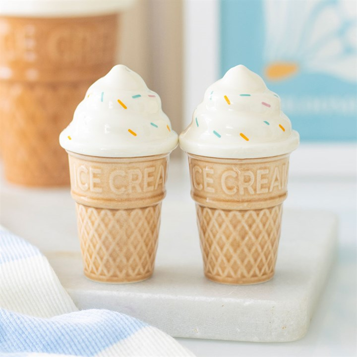 Ice Cream Cone Salt and Pepper Shakers, image 2 of 5