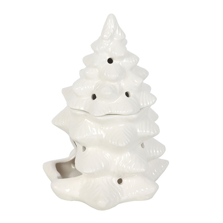 White Fir Tree Oil Burner and Wax Warmer, image 5 of 7