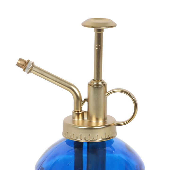 Small Blue Glass Plant Mister, image 3 of 5