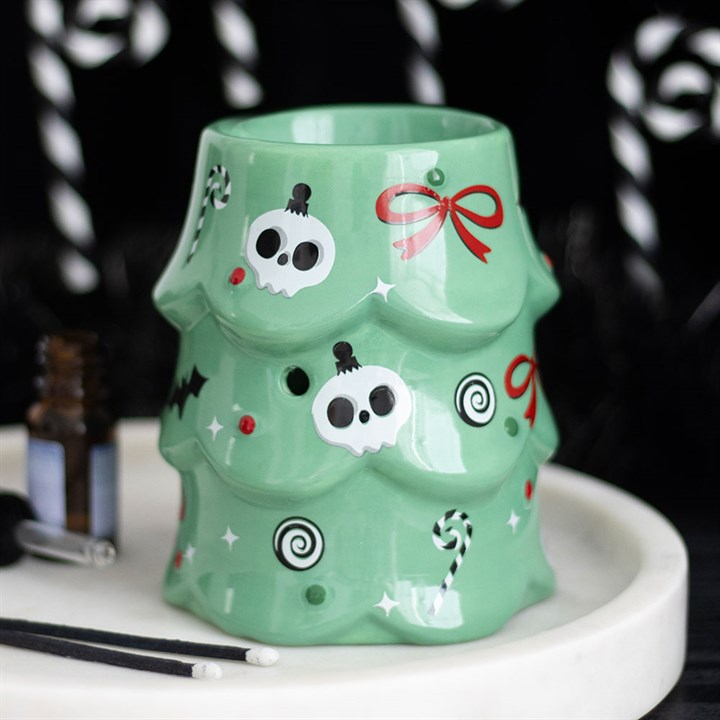 Creepy Christmas Tree Oil Burner and Wax Warmer, image 1 of 5