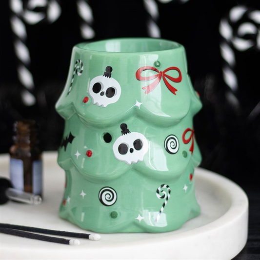 Creepy Christmas Tree Oil Burner and Wax Warmer, image 1 of 5