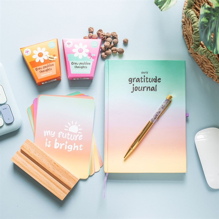Mindful Moments Affirmation Cards with Wooden Stand, image 5 of 5