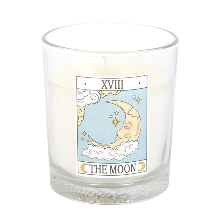 The Moon Vintage Tarot Vanilla Candle, image 3 of 4