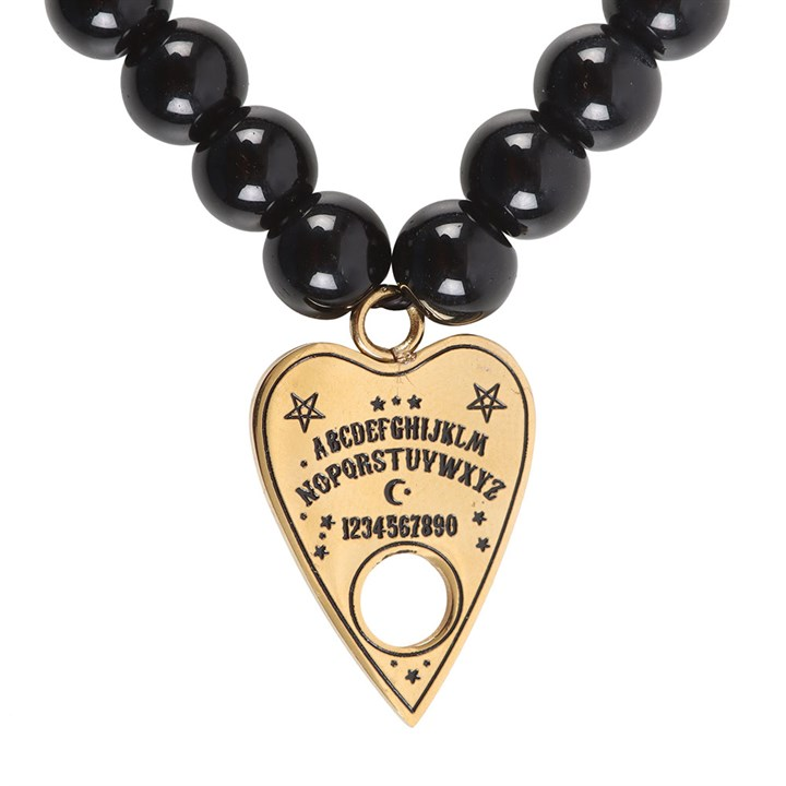 Talking Board Planchette Beaded Charm Bracelet, image 4 of 5