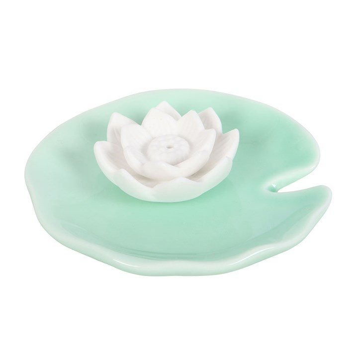 Lotus Flower Incense Stick Holder and Trinket Dish, image 5 of 6