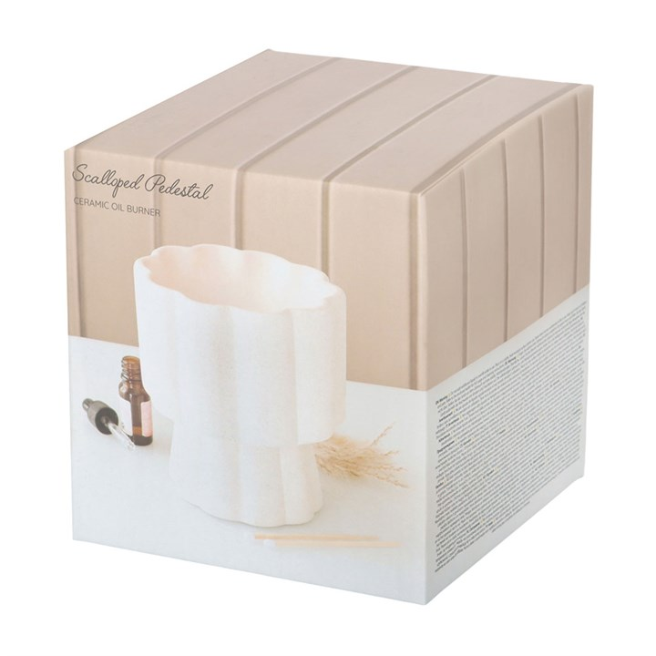 Scalloped Pedestal Oil Burner, image 6 of 6
