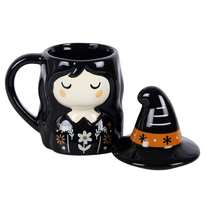 Frightful Folk Witch Lidded Mug, image 4 of 7