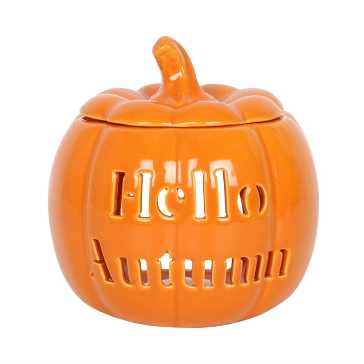 Hello Autumn Pumpkin Oil Burner, image 3 of 6