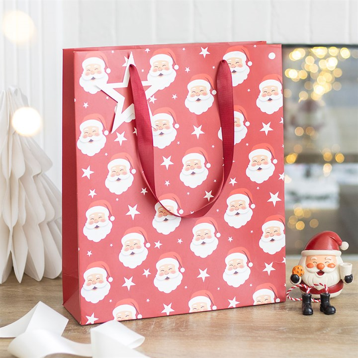 Jolly Santa Christmas Gift Bag, image 1 of 5