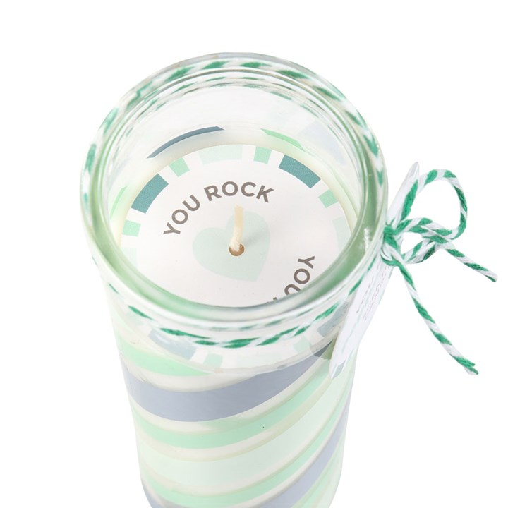 Candy Stripe Peppermint Tube Candle, image 4 of 5