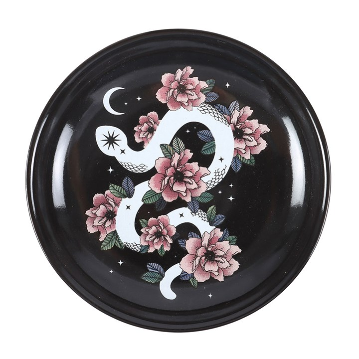 Floral Snake Trinket Dish, image 2 of 5