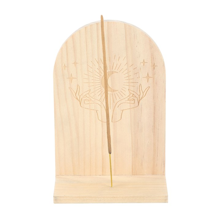 Natural Mystical Hands Incense Holder Shelf, image 3 of 6