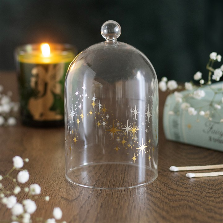 Stardust Glass Candle Cloche, image 1 of 6