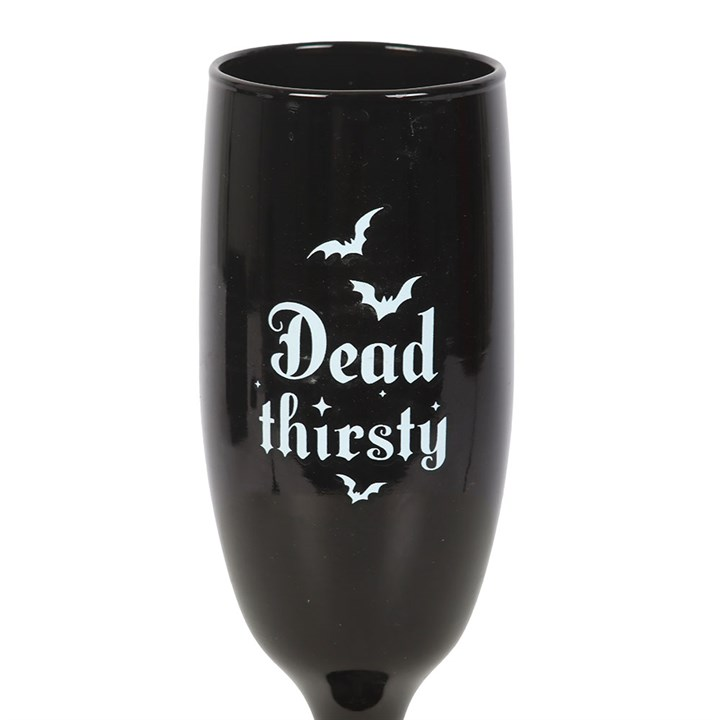 Set of 2 Dead Thirsty Champagne Flutes, image 4 of 5