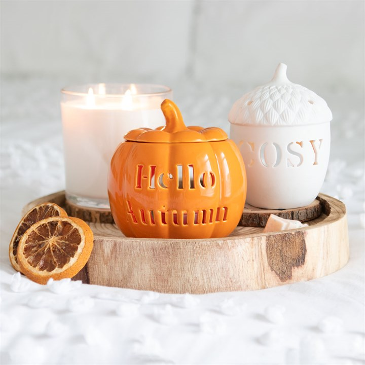 Hello Autumn Pumpkin Oil Burner, image 6 of 6