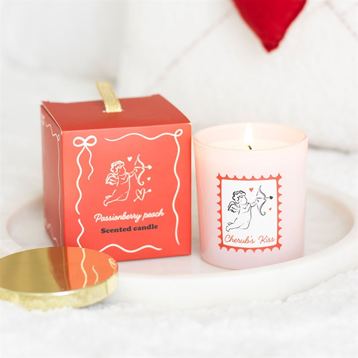 Cherub's Kiss Passionberry Peach Candle, image 2 of 6