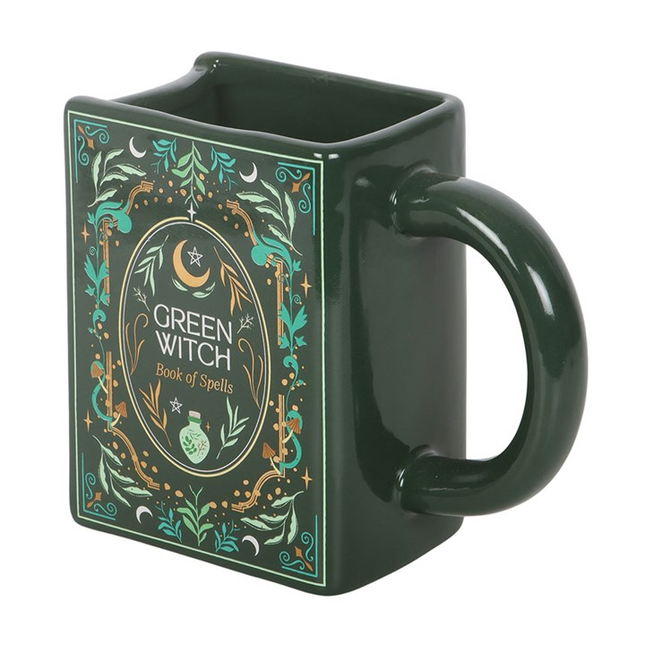 Green Witch Book Shaped Mug, image 5 of 6