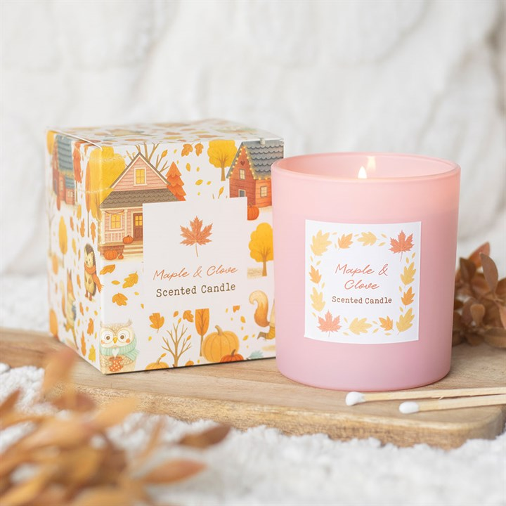 Maple & Clove Scented Candle, image 2 of 6