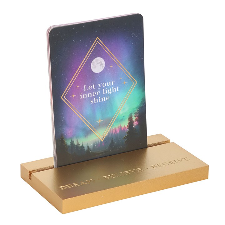 Ethereal Affirmation Cards with Wooden Stand, image 2 of 6