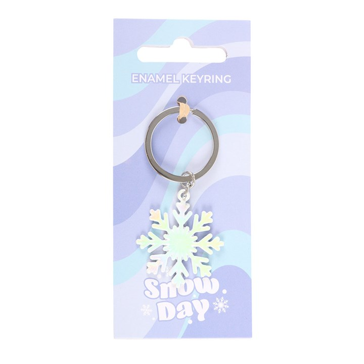 Snow Day Snowflake Keyring, image 3 of 4