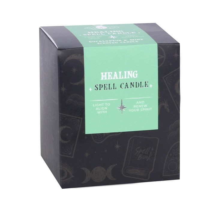 Healing Eucalyptus Mint Scented Candle, image 6 of 6
