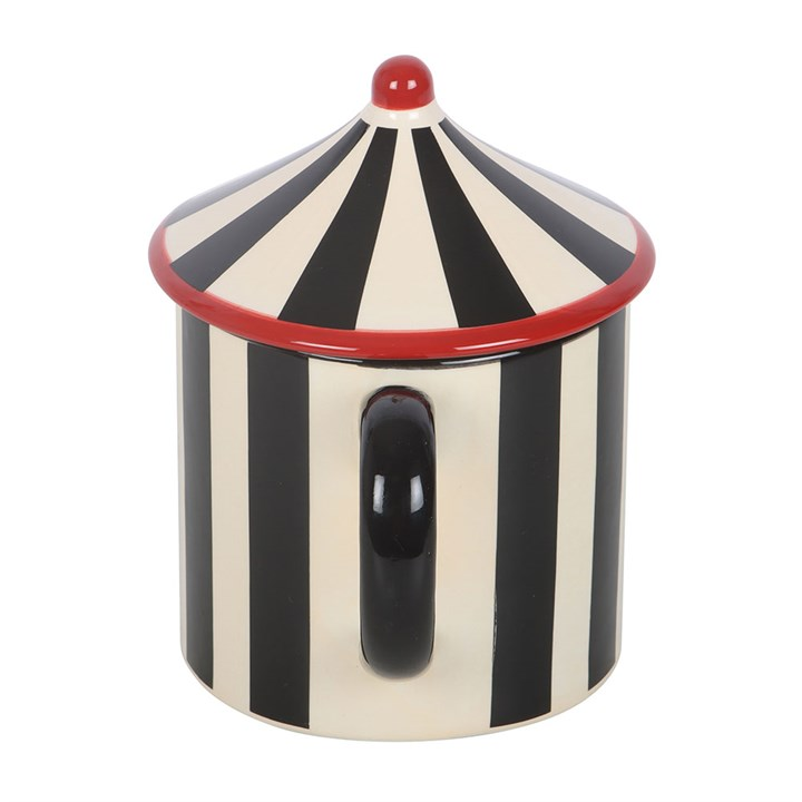 Black Striped Circus Tent Mug, image 6 of 7