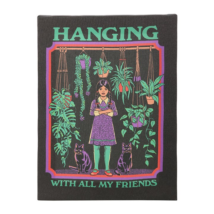 19x25cm Hanging With All My Friends Canvas Plaque by Steven Rhodes, image 2 of 4