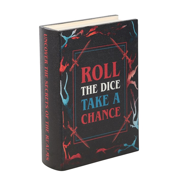 Roll the Dice, Take a Chance Book Shaped Storage Box, image 2 of 4