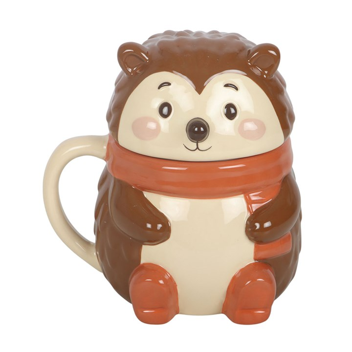 Hazel Hedgehog Lidded Mug, image 3 of 6