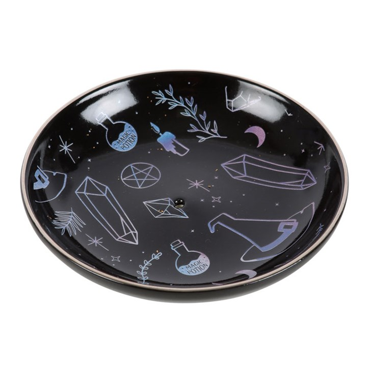 Crystal Witch Incense Holder Plate, image 4 of 5