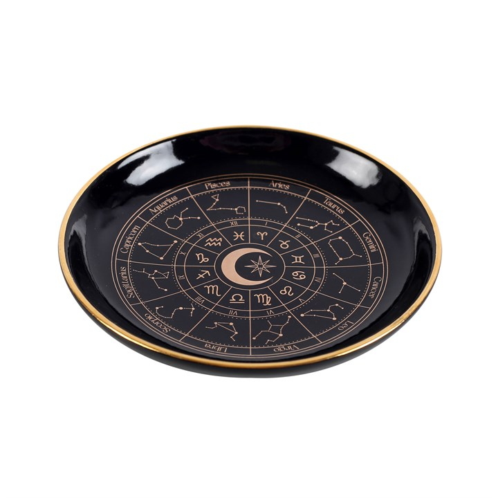 Black Astrology Wheel Trinket Dish, image 3 of 4
