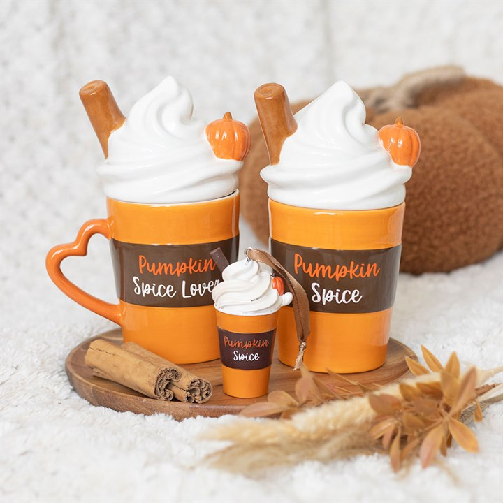 Pumpkin Spice Latte Hanging Ornament, image 5 of 5