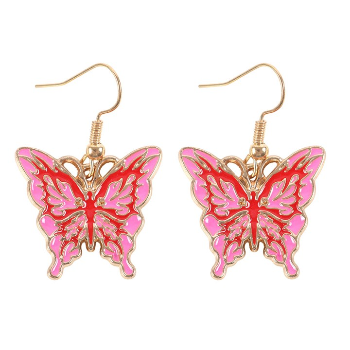 Flaming Butterfly Earrings, image 3 of 5