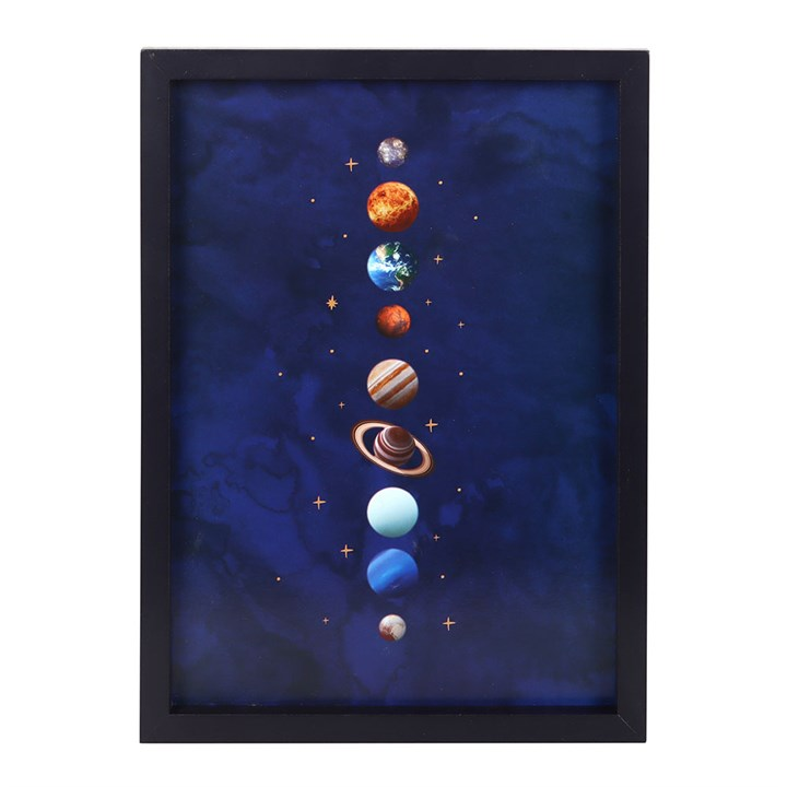 Solar System Framed Wall Print, image 2 of 3