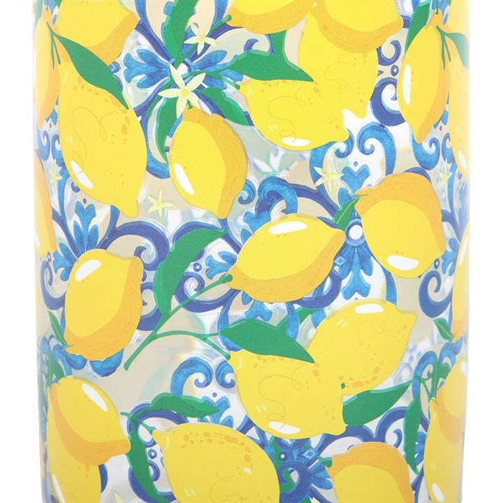 Lemon Print Can Glass, image 5 of 6