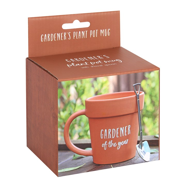 Gardener of the Year Pot Mug and Shovel Spoon, image 3 of 3