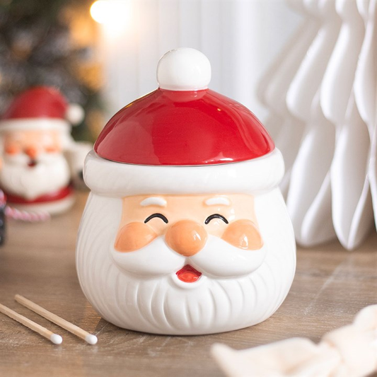Jolly Santa Christmas Oil Burner and Wax Warmer, image 1 of 6